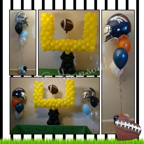 football themed balloons|NFL .